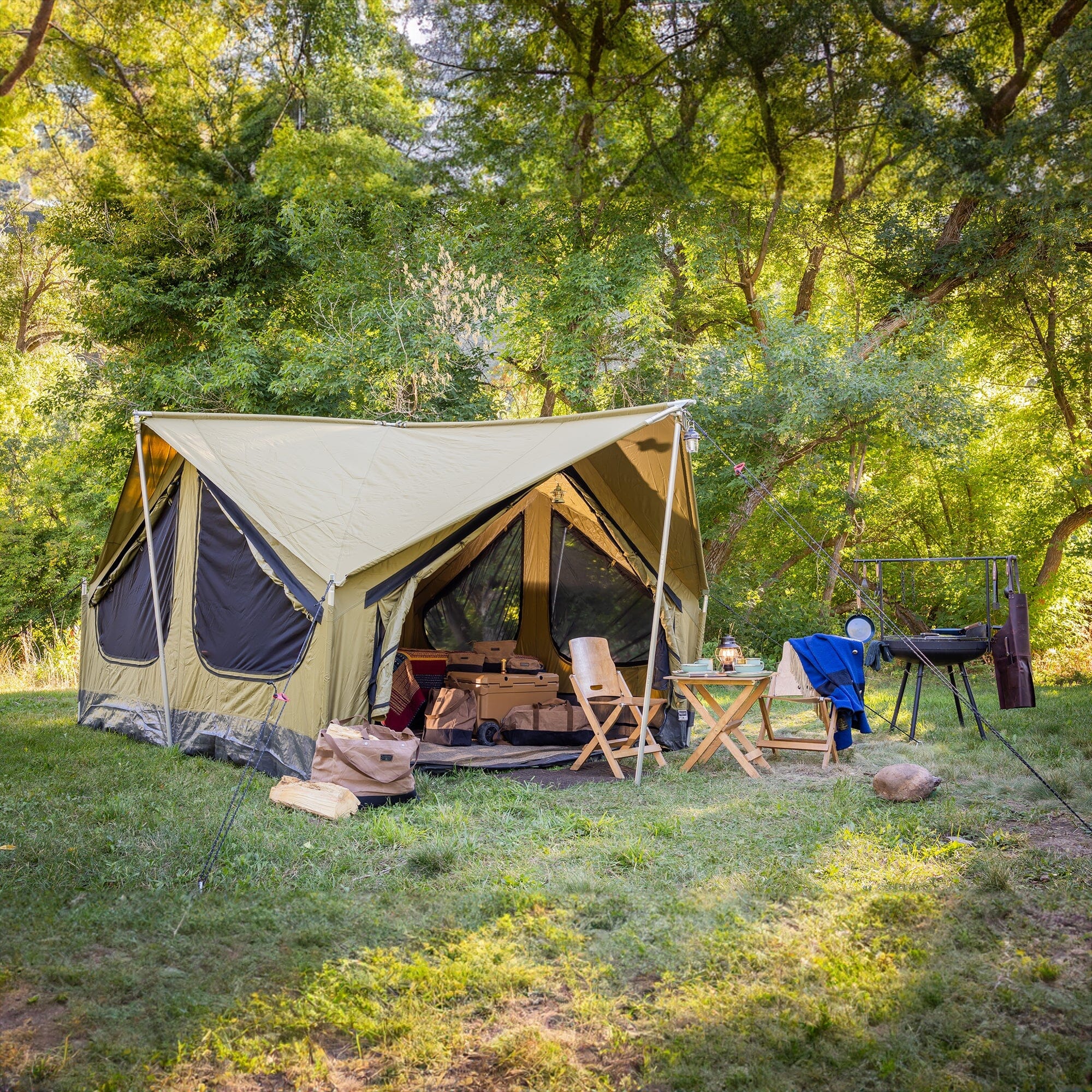 cabin tent Hunza Large Cabin Glamping Tent