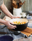 Enamel Lined Cast Iron Crock Pot