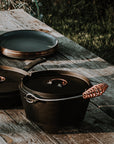 Polished Cast Iron Dutch Oven - 4qt