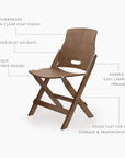 Ridgetop Wood Folding Chair