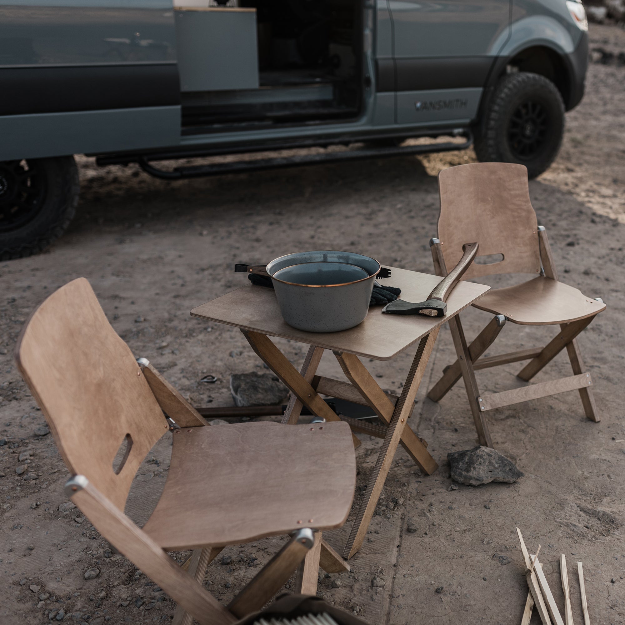 Ridgetop Wood Folding Table – Barebones