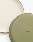 Enamelware 2-Tone Dining Collection - Olive Drab