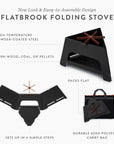 Flatbrook Folding Stove