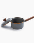 Enamel Saucepan - Slate Gray