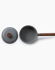 Enamel Saucepan - Slate Gray