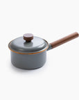 Enamel Saucepan - Slate Gray