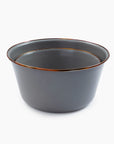 Enamel Mixing Bowl Set - Slate Gray