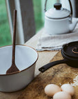 Enamel Mixing Bowl Set - Eggshell