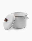 Enamel Stock Pot - Eggshell