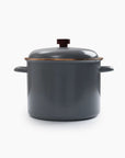 Enamel Stock Pot - Slate Gray