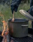 Enamel Stock Pot - Slate Gray