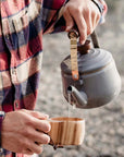 Enamel Teapot - Slate Gray