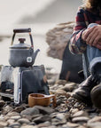 Enamel Teapot - Slate Gray