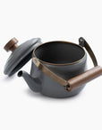 Enamel Teapot - Slate Gray