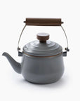 Enamel Teapot - Slate Gray