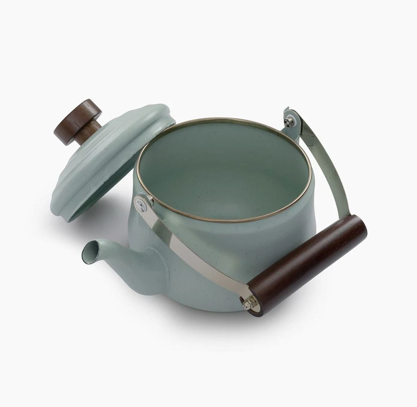 Enamel Teapot - Mint